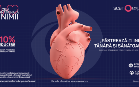 „Păstrează-ți inima tânără și sănătoasă!” – Campanie Scanexpert de prevenire a bolilor cardiace